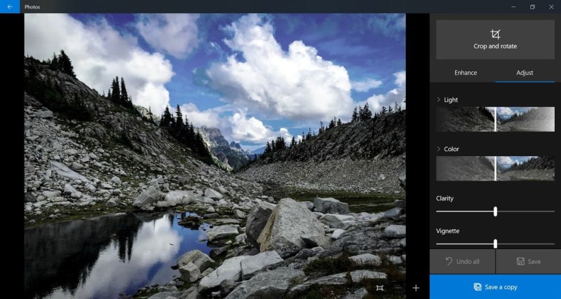 Редактор фотографий Windows