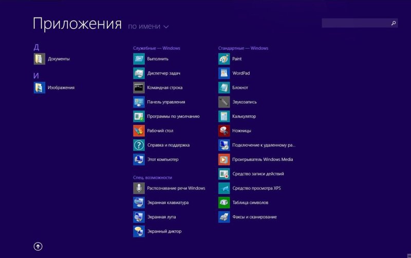 Перечень стандартных программ Windows 10