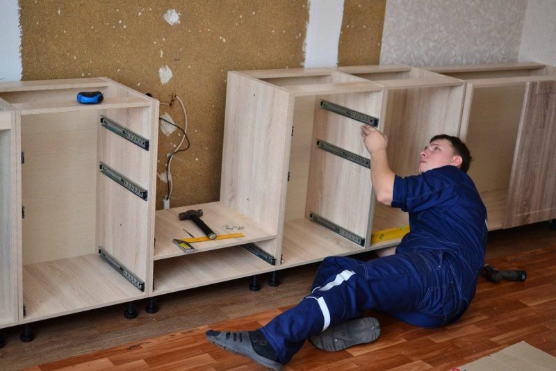 Сборка кухни