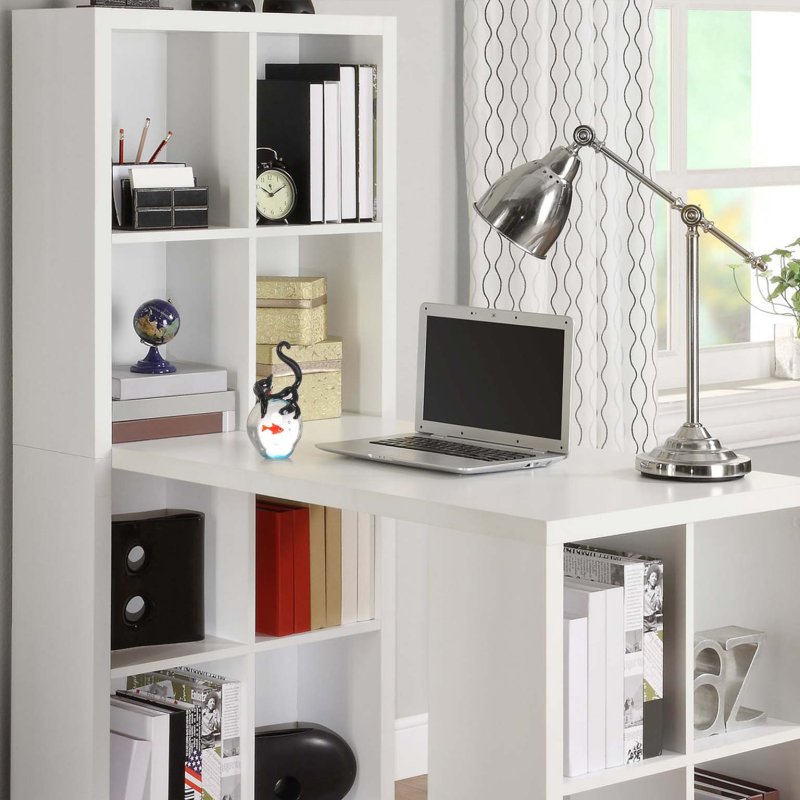 Ikea письменный стол стеллаж белый