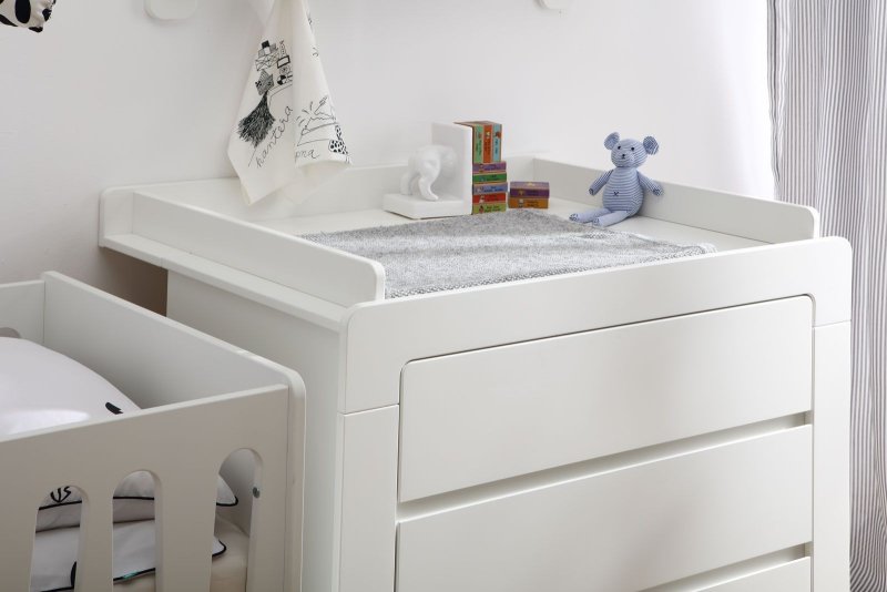 Пеленальный столик с ванночкой Chicco cuddle & Bubble Comfort - cool Grey
