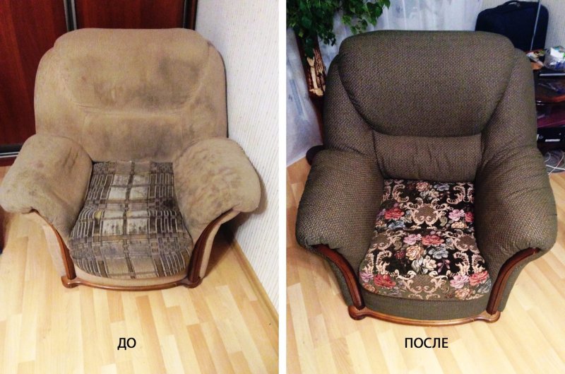 Отреставрированный диван
