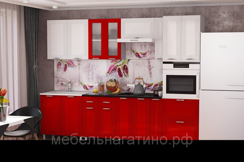 Кухня Катя 2.0 м ясень шимо