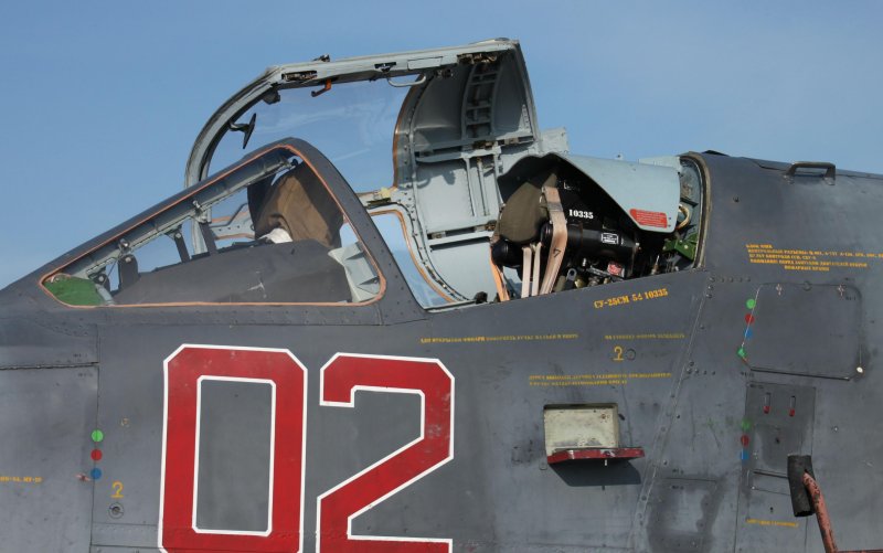 Су-25 Штурмовик кабина
