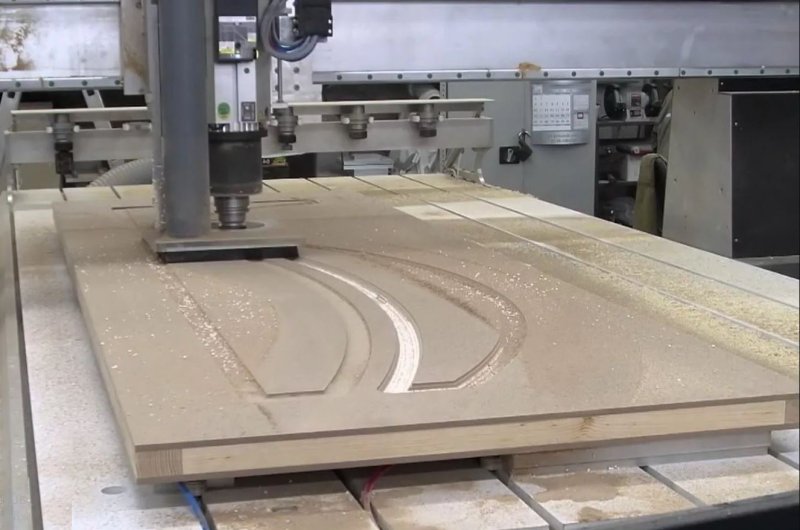 МДФ подкладка CNC фрезер