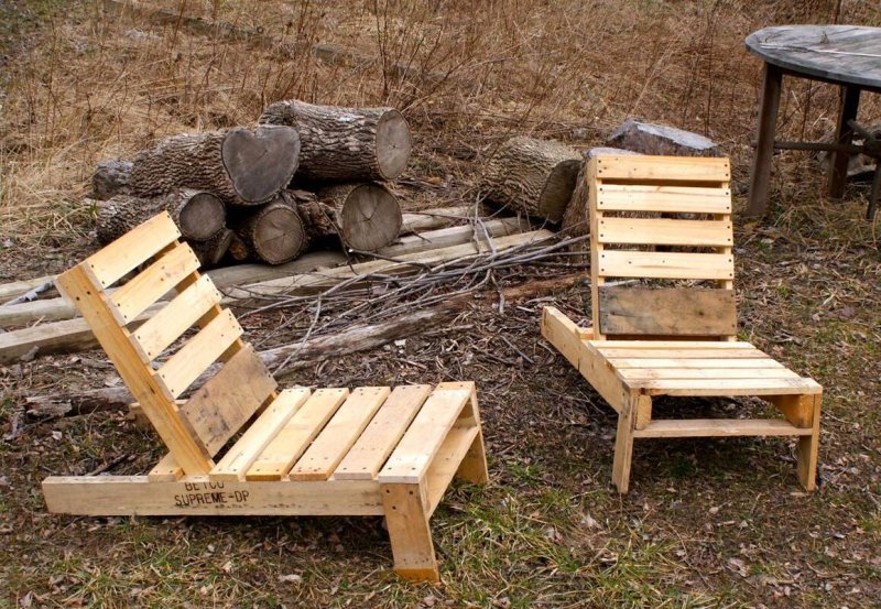 Адирондак из паллет