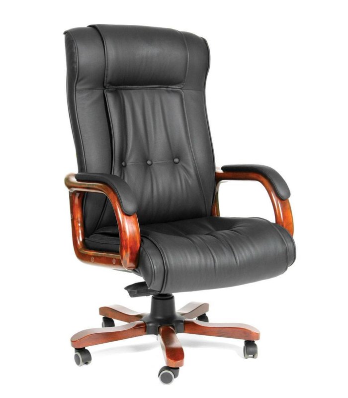 Кресло Chairman 653 v кожа