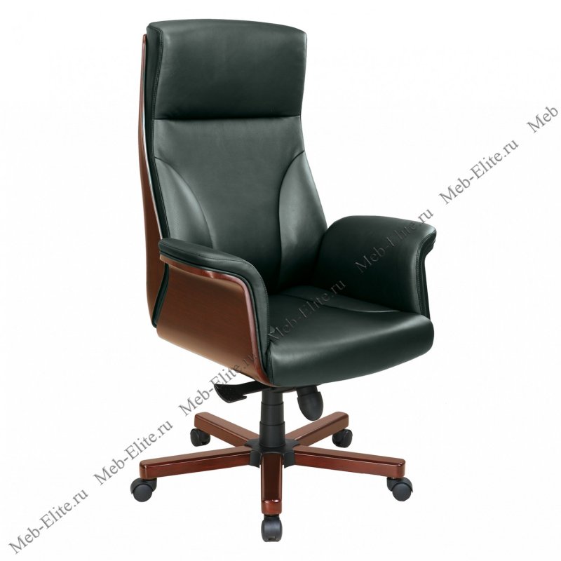 Конференц-кресло BN_TQ_ECHAIR-806 VPU кожзам черный, хром