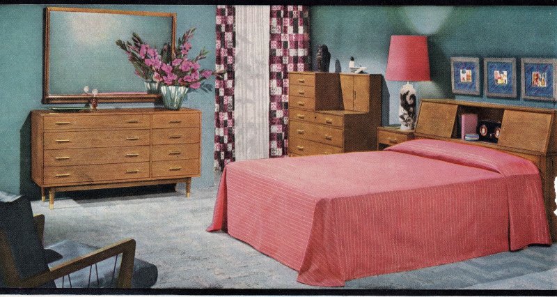 Mid Century Bedroom 1950s