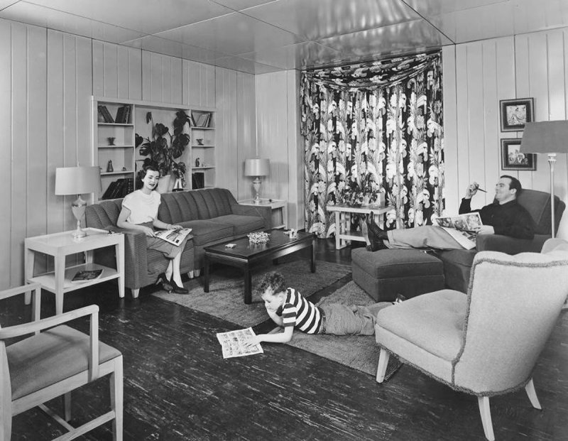 1950s дом Америка