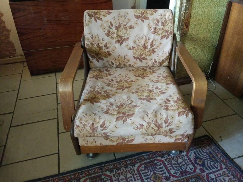 Советское кресло раскладушка