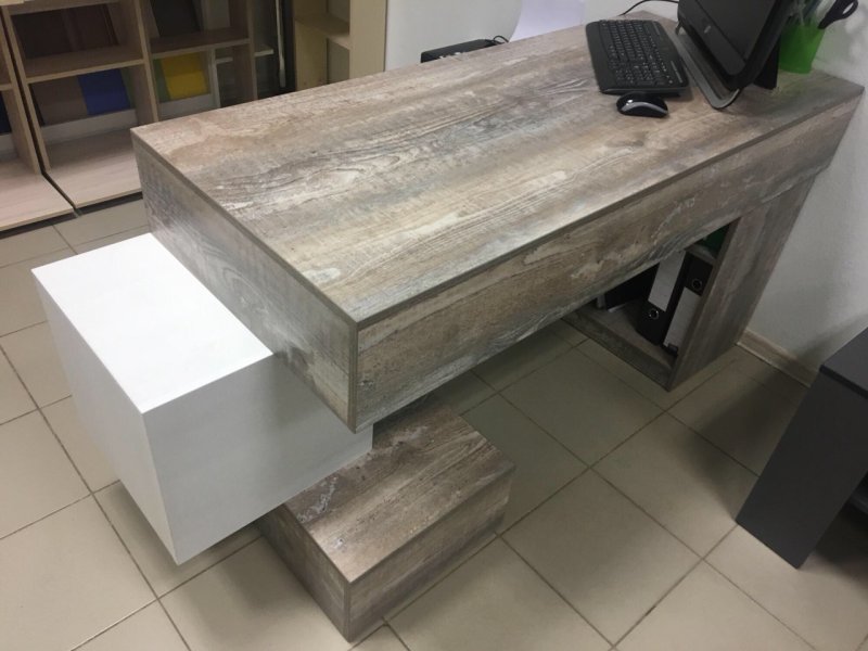 Столешница 2420х600х38мм бетон Пайн 3149