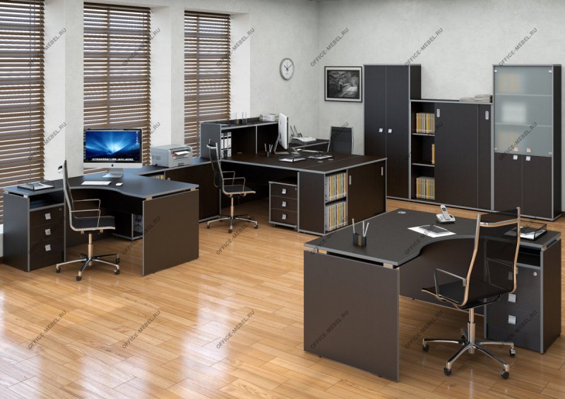 Мебель VP_Chicago n стол руководителя 190 темн. Дуб