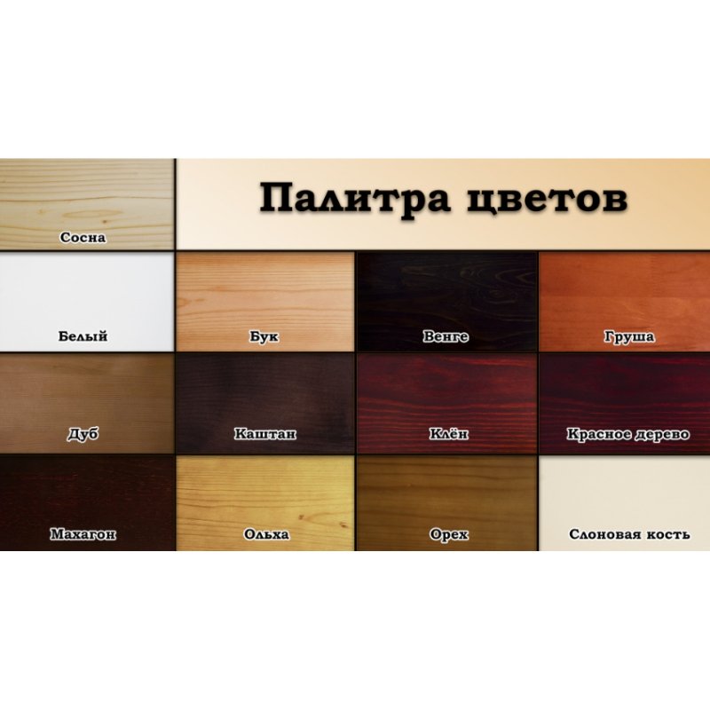 Ламинированный ДСП цветовая гамма