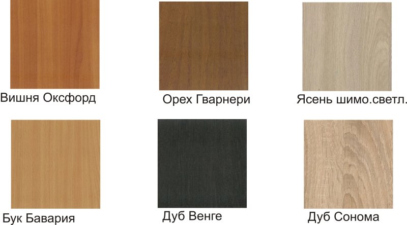 Цвет мебели дуб