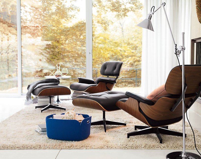 Кресло Eames Lounge and Ottoman