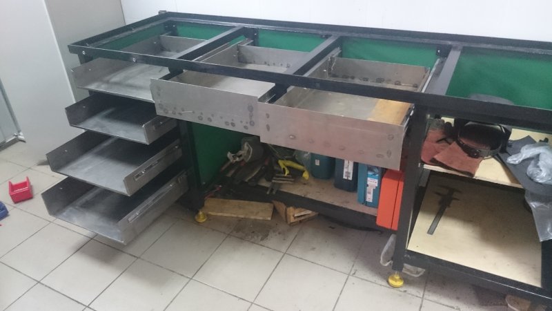 Верстак из профильной трубы 40x20
