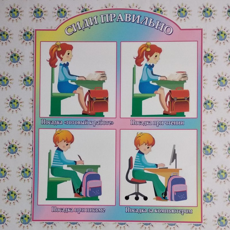 Правильное сидение за столом