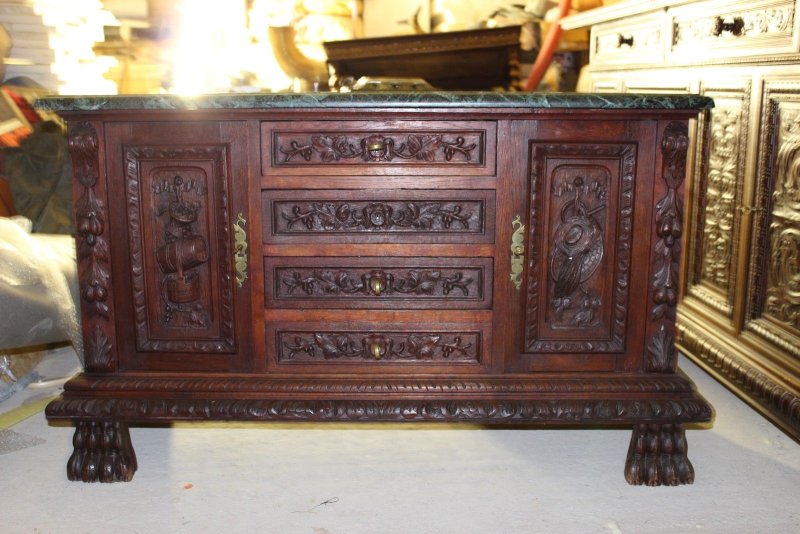 Antique Carved Buffet