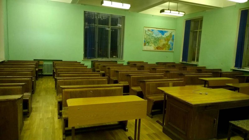 Пустой класс в школе