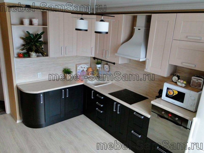 Кухня лофт-02 Wenge Veralinga