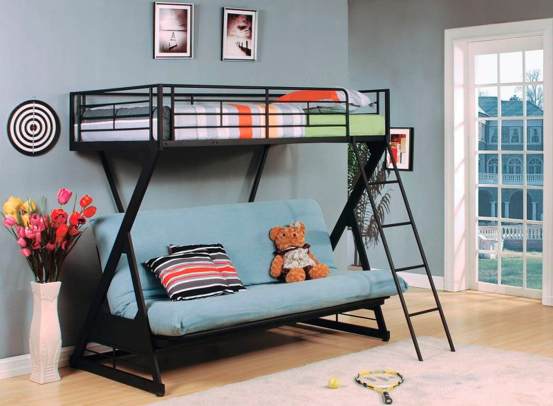 Двухъярусная кровать Twin/Full Bunkbed (Futon not included)