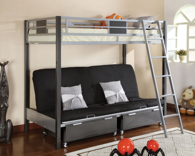 Двухъярусная кровать Twin/Full Bunkbed (Futon not included)