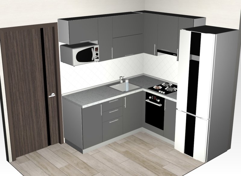 Планировка кухни 5м2 Столплит угловые