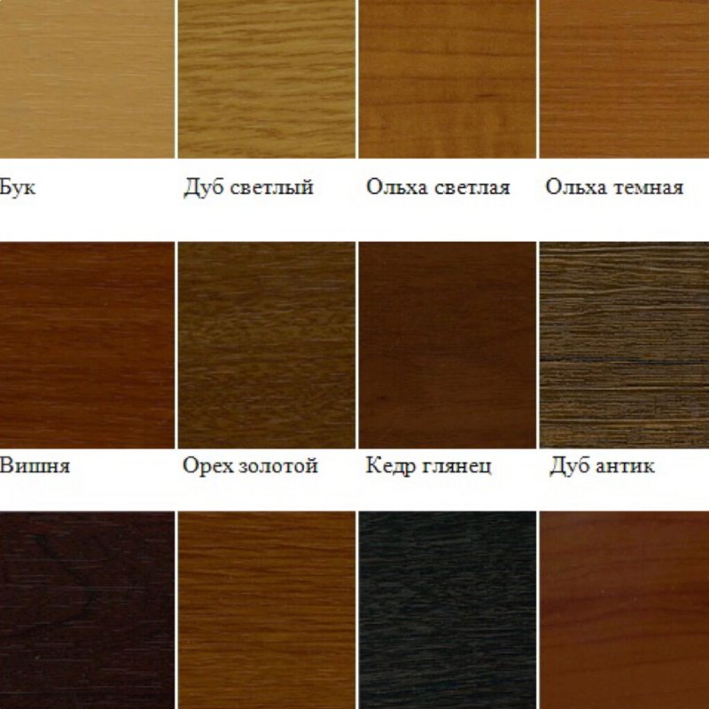 Основные цвета мебели
