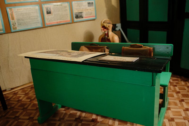 Школьная парта в музее