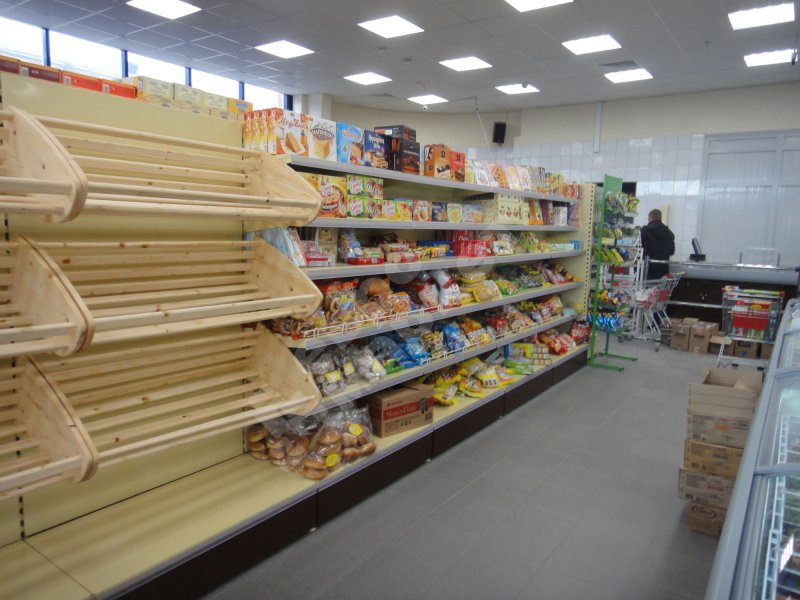 Хлебные стеллажи Lidl