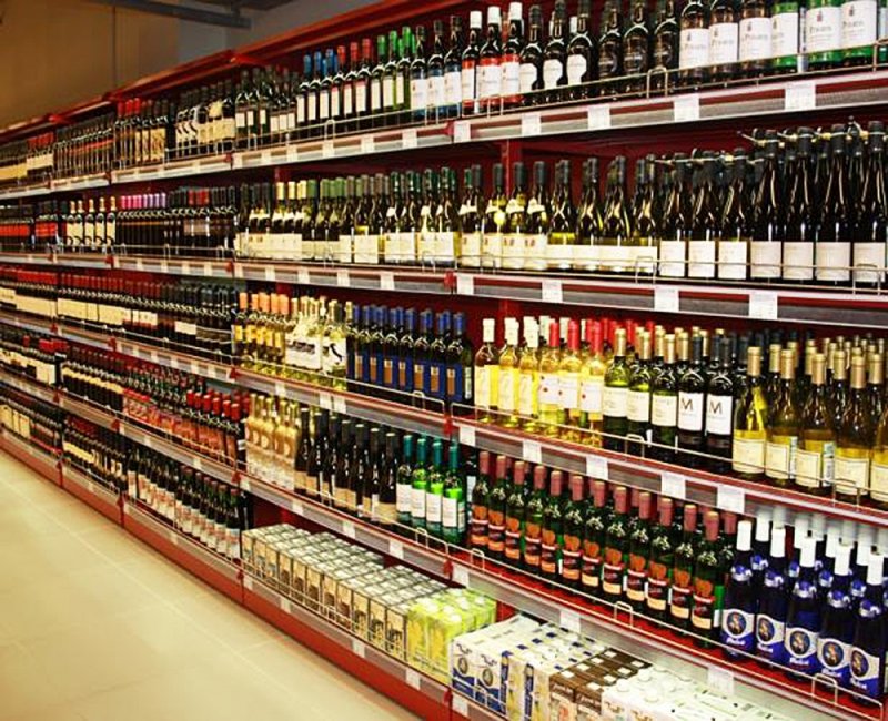 Выкладка алкогольной продукции