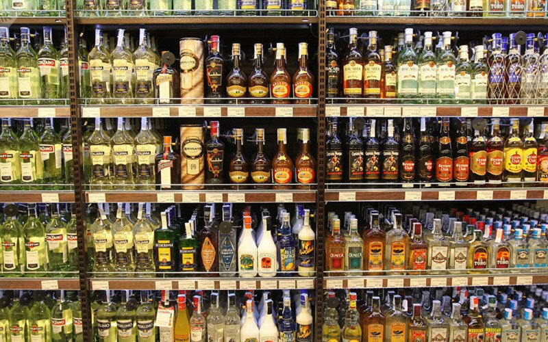 Выкладка алкогольной продукции