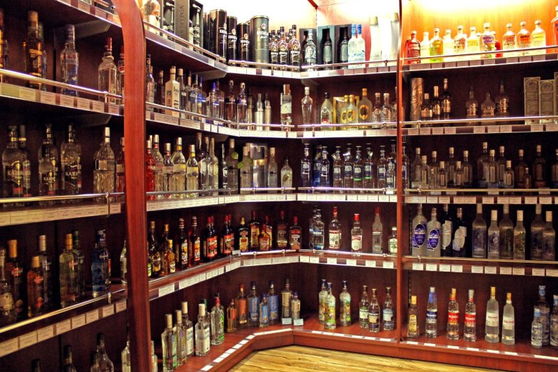 Алкогольная витрина