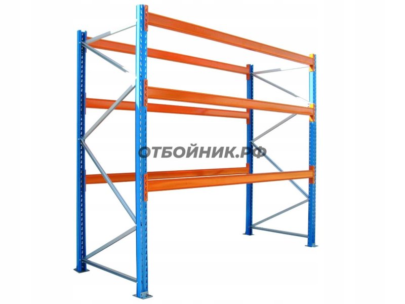 Стеллажи складские фронтальные паллетные
