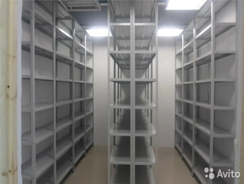 Стеллаж архивный металлический 2200х1000х400 мм 6 полок