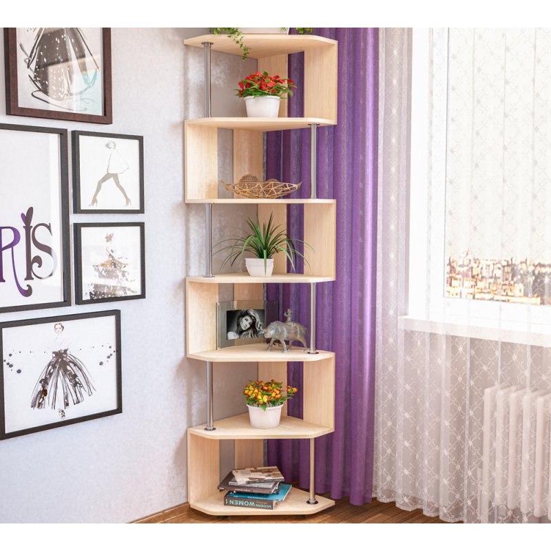 Угловая полка Corner Wall Mount Shelf Floating