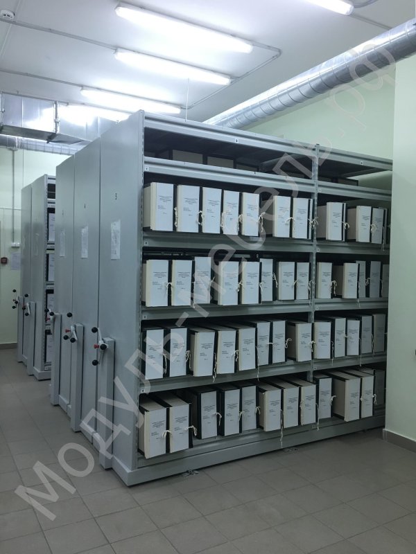 Стеллаж архивный 2500х100х400