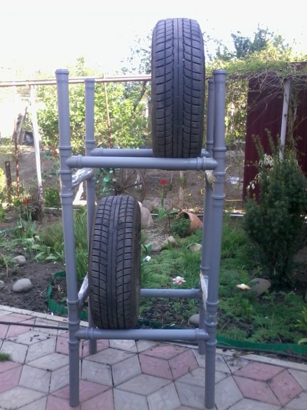 Слойка для колес из труб