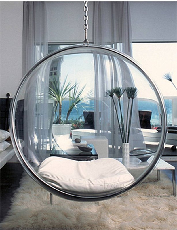 Кресло пузырь подвесное бабл Bubble Chair