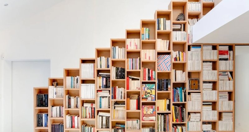 Креативные книжные полки