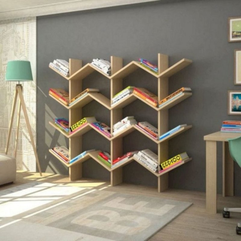 Необычные книжные стеллажи