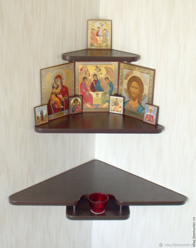 Полка для икон иконостас "Благовест"