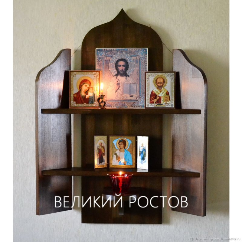 Стеллаж для икон в современном стиле (78 фото)