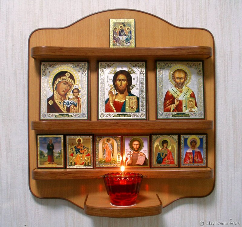 Старообрядческий домашний иконостас