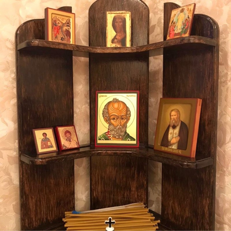 Полка для икон иконостас "Благовест"