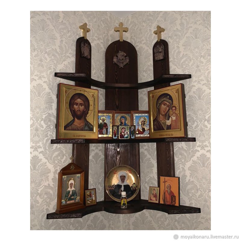 Полки для икон угловые