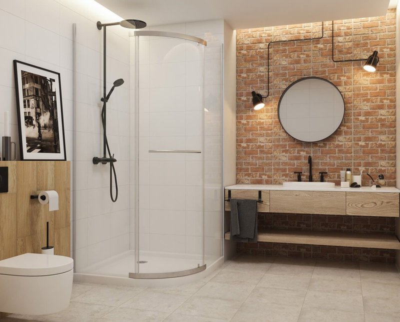 Loft Brown sciana struktura Brick 25х40
