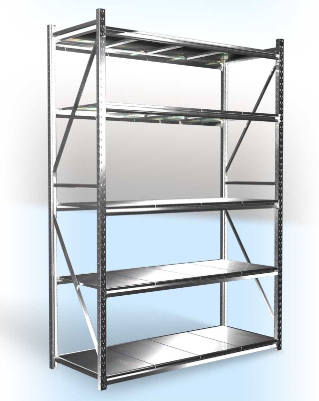 Стеллаж MS Pro 2000х4700х600