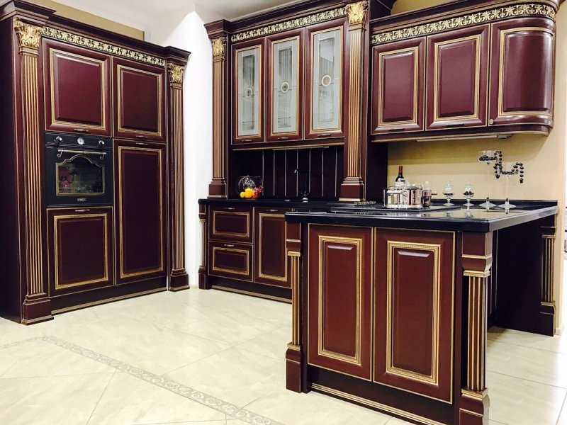 Кухня с патиной